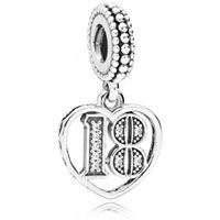 Charm Pandora Donna Pandora Moments in Argento Zirconia 797262CZ - 797262CZ